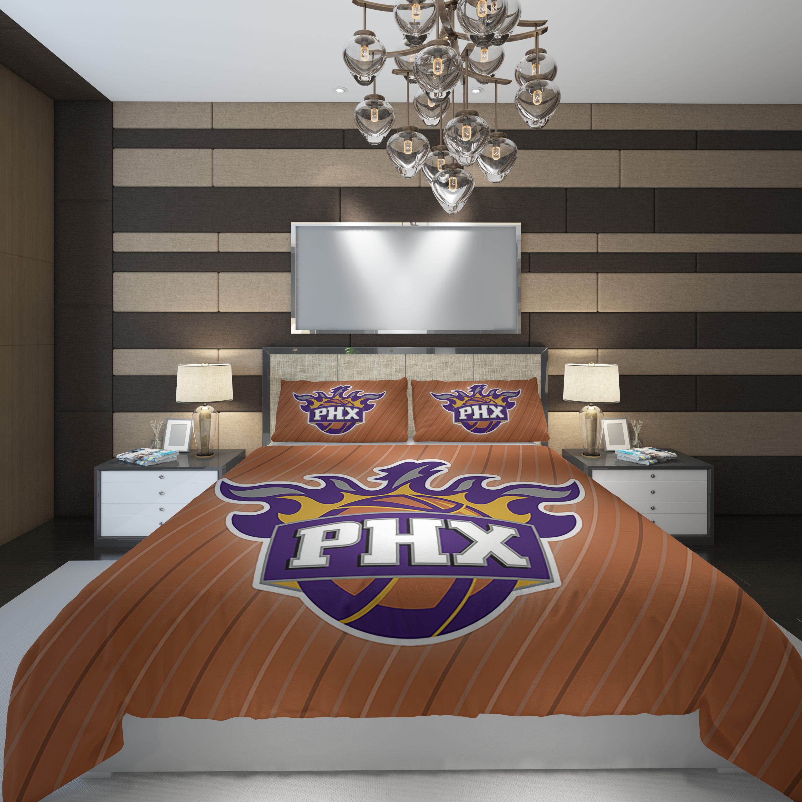 Phoenix Suns 5 NBA Basketball ize Duvet Cover and Pillowcase Set Bedding Set Phoenix Suns 5 NBA Basketball ize Duvet Cover and Pillowcase Set Bedding Set