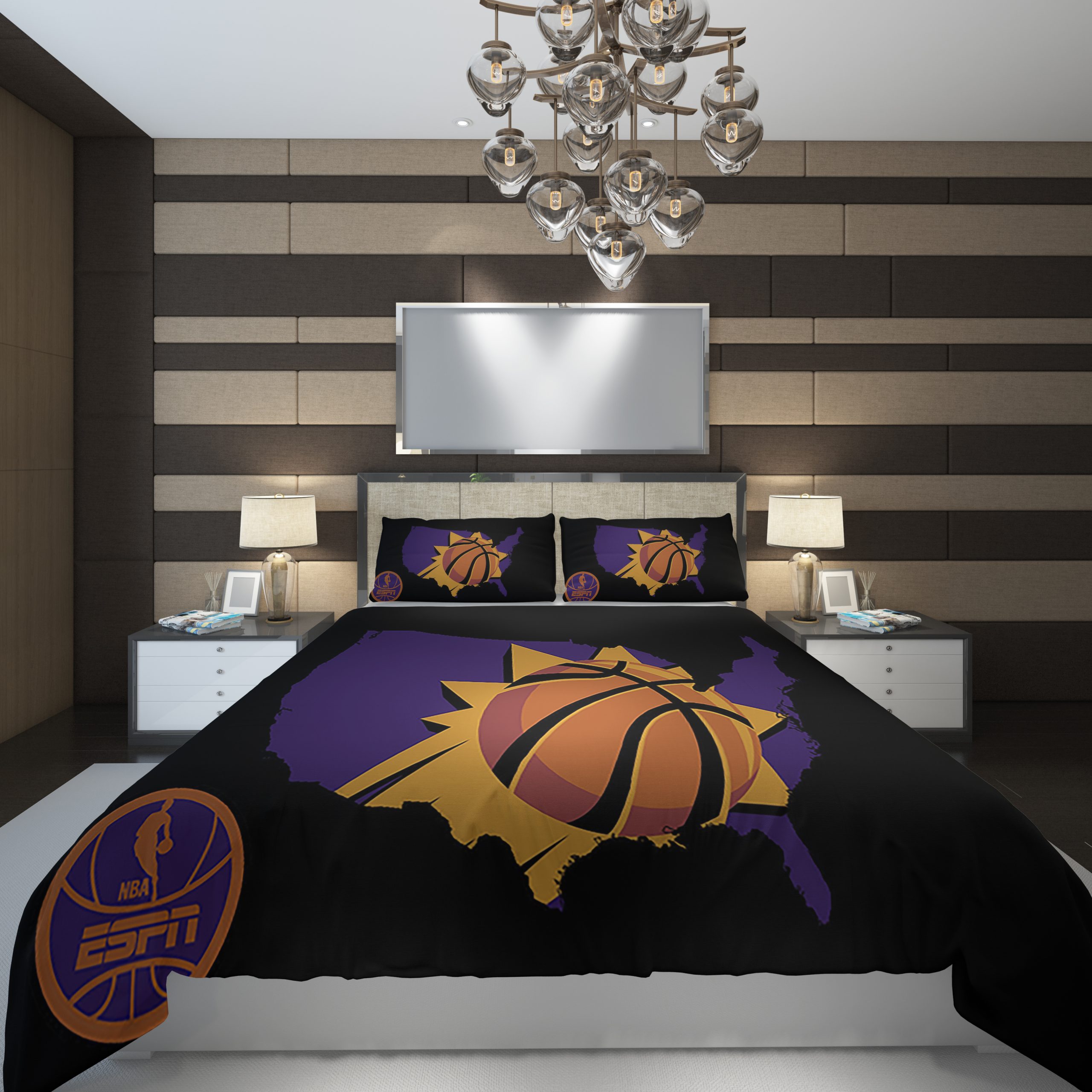 Phoenix Suns 8 NBA Basketball ize Duvet Cover and Pillowcase Set Bedding Set Phoenix Suns 8 NBA Basketball ize Duvet Cover and Pillowcase Set Bedding Set