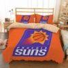 Phoenix Suns Duvet Cover and Pillowcase Set Bedding Set