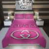 Pink Gucci Inspired Bedding Set