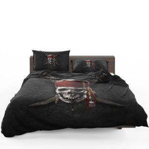 Pirates Of The Caribbean Movie Dead Skull Bedding Set