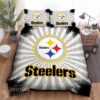 Pittsburgh Steelers 2 Nfl Duvet Cover Sheet Cover Pillow Cases Luxury Bedding Sets