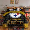 Pittsburgh Steelers Nfl Logo Black Yellow Bedding Set