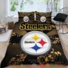 Pittsburgh Steelers Nfl Logo Yellow Black Bedding Set