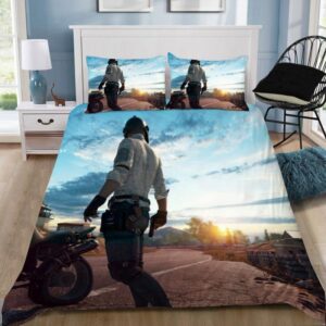 Playerunknown’S Pubg Gamer 4 Duvet Cover and Pillowcase Set Bedding Set