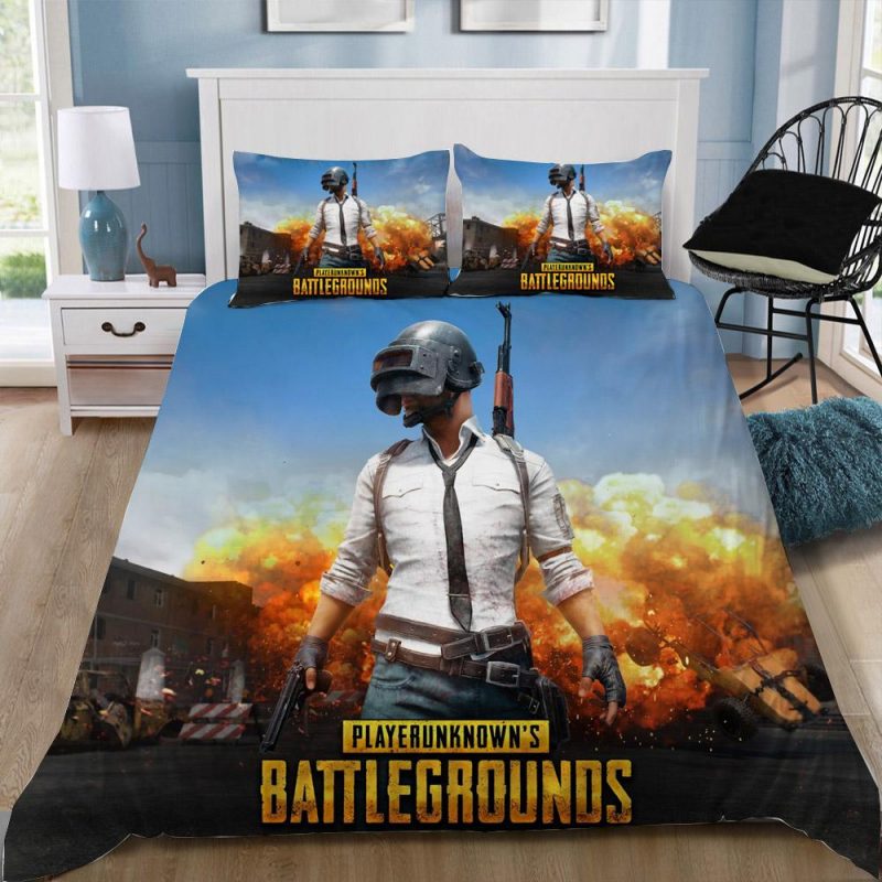 Playerunknown’S Pubg Gamer Duvet Cover and Pillowcase Set Bedding Set 185 Playerunknown’S Pubg Gamer Duvet Cover and Pillowcase Set Bedding Set 185