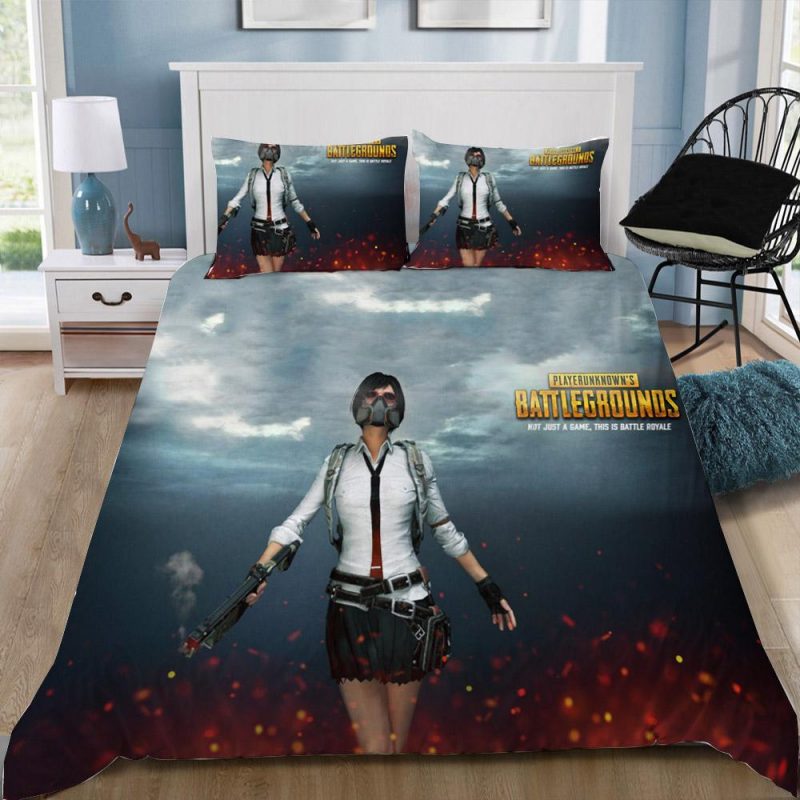 Playerunknown’S Pubg Gamer Duvet Cover and Pillowcase Set Bedding Set 199 Playerunknown’S Pubg Gamer Duvet Cover and Pillowcase Set Bedding Set 199