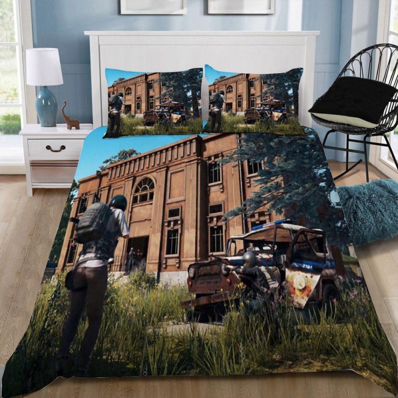Playerunknown’S Pubg Gamer Duvet Cover and Pillowcase Set Bedding Set 238 Playerunknown’S Pubg Gamer Duvet Cover and Pillowcase Set Bedding Set 238