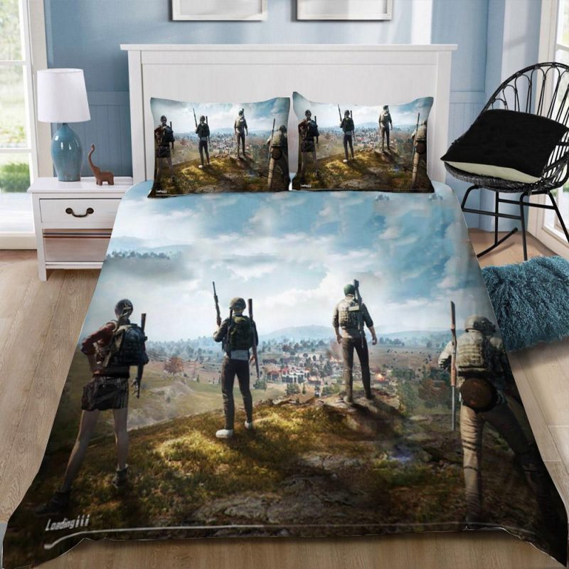 Playerunknown’S Pubg Gamer Duvet Cover and Pillowcase Set Bedding Set 261 Playerunknown’S Pubg Gamer Duvet Cover and Pillowcase Set Bedding Set 261