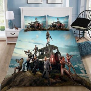 Playerunknown’S Pubg Gamer Duvet Cover and Pillowcase Set Bedding Set 66