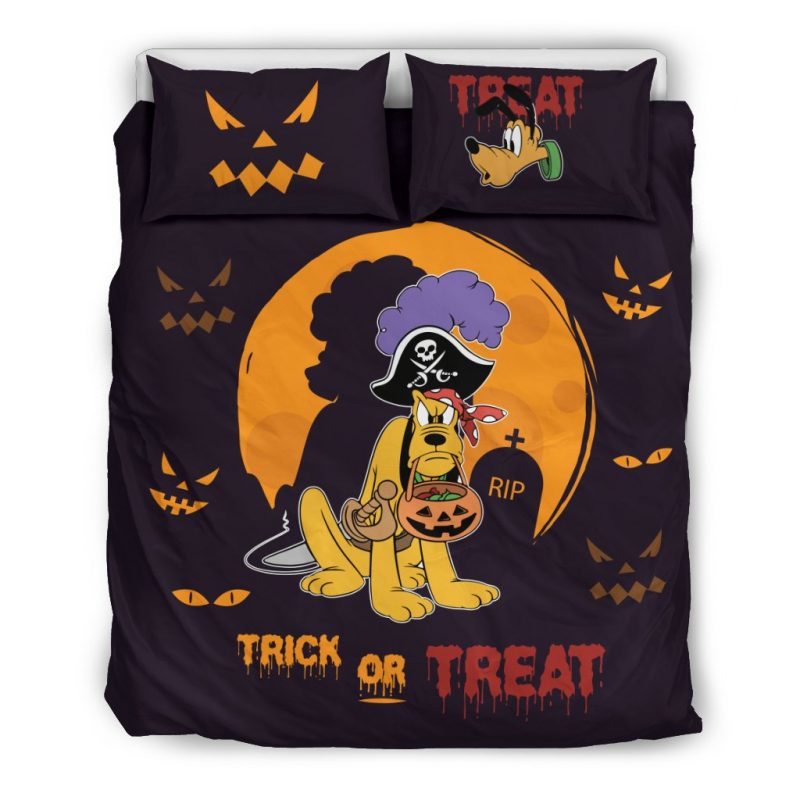 Pluto Trick Or Treat Duvet Cover and Pillowcase Set Bedding Set Pluto Trick Or Treat Duvet Cover and Pillowcase Set Bedding Set