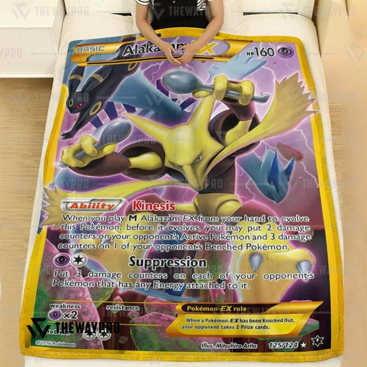 Pokemon-Alakazam-Ex-Bedding-Set-And-Quilt-Blanket-2