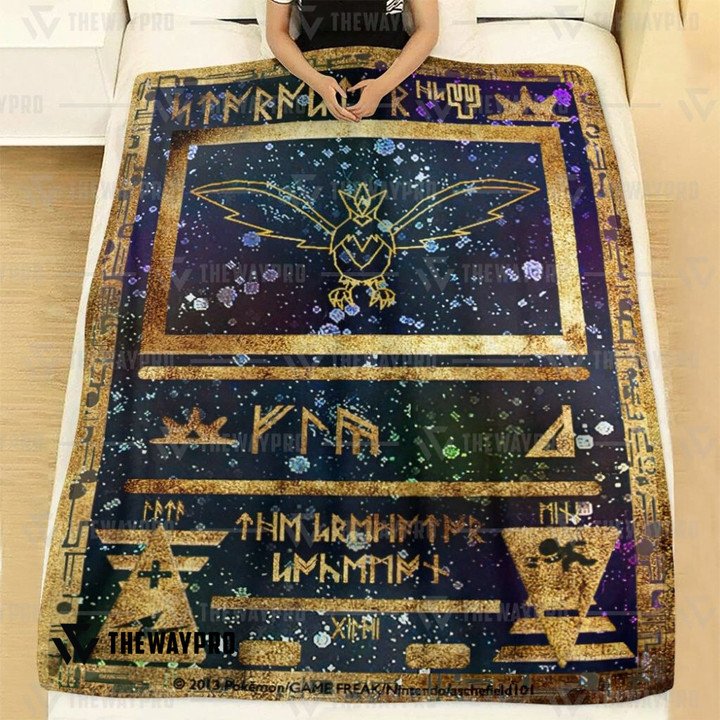 Pokemon-Ancient-Staraptor-Bedding-Set-And-Quilt-Blanket-2