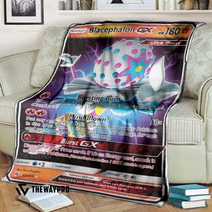 Pokemon-Blacephalon-Gx-Bedding-Set-And-Quilt-Blanket-1