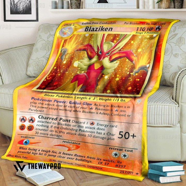 Pokemon-Blaziken-Bedding-Set-And-Quilt-Blanket-1