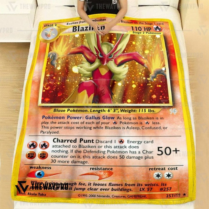 Pokemon-Blaziken-Bedding-Set-And-Quilt-Blanket-2