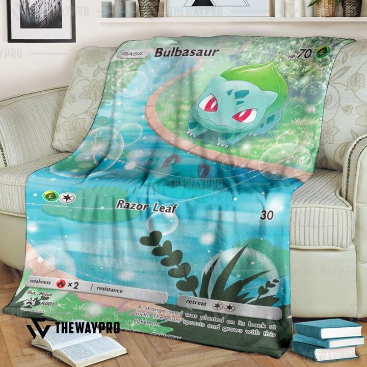 Pokemon-Bulbasaur-Custom-Bedding-Set-And-Quilt-Blanket-1