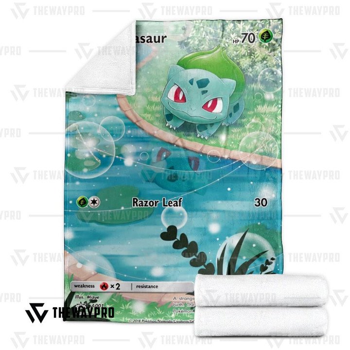 Pokemon Bulbasaur Custom Bedding Set And Quilt Blanket Pokemon Bulbasaur Custom Bedding Set And Quilt Blanket