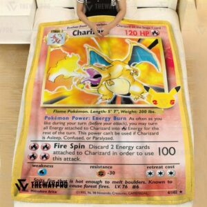 Pokemon Charizard Celebrations Bedding Set And Quilt Blanket
