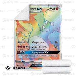 Pokemon Charizard-Gx Custom Bedding Set And Quilt Blanket