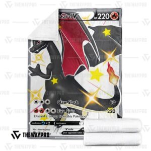 Pokemon Charizard V Bedding Set And Quilt Blanket