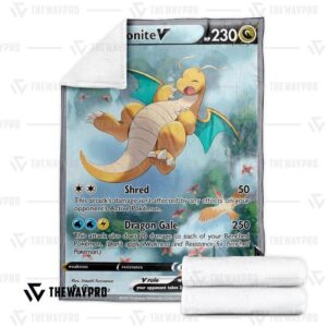 Pokemon Dragonite V Bedding Set And Quilt Blanket