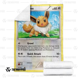 Pokemon Eevee Plasma Freeze Bedding Set And Quilt Blanket