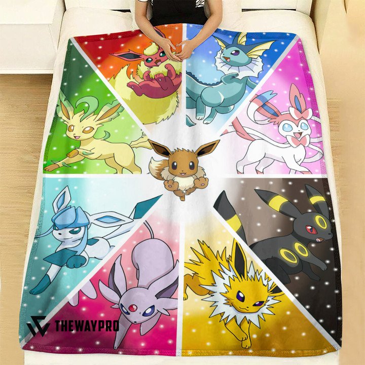 Pokemon-Eeveelutions-Bedding-Set-And-Quilt-Blanket-2