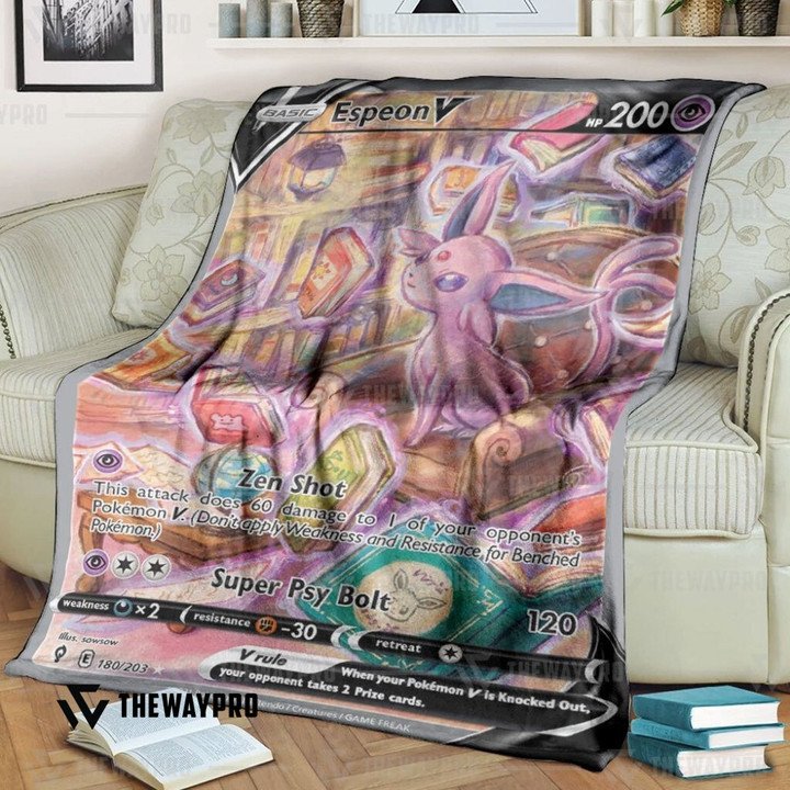 Pokemon-Espeon-V-Bedding-Set-And-Quilt-Blanket-1