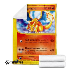 Pokemon Expedition Charizard Bedding Set And Quilt Blanket