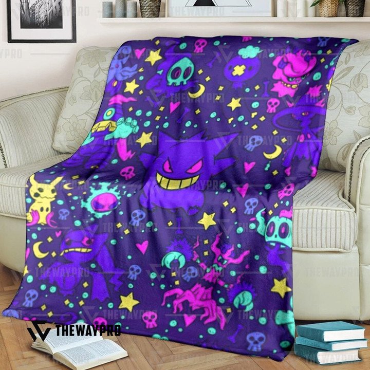 Pokemon-Ghost-Bedding-Set-And-Quilt-Blanket-1