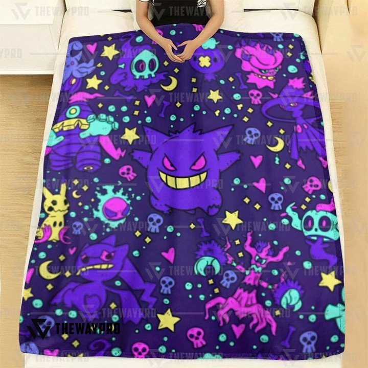 Pokemon-Ghost-Bedding-Set-And-Quilt-Blanket-2