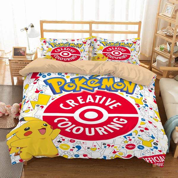 Pokemon Go Duvet Cover and Pillowcase Set Bedding Set 743 Pokemon Go Duvet Cover and Pillowcase Set Bedding Set 743
