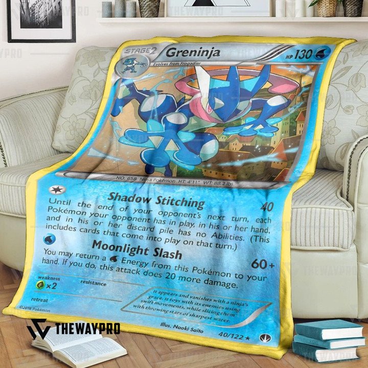 Pokemon-Greninja-Bedding-Set-And-Quilt-Blanket-1