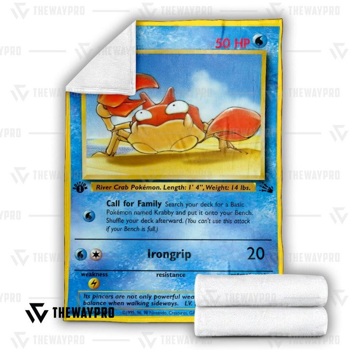 Pokemon Krabby Bedding Set And Quilt Blanket Pokemon Krabby Bedding Set And Quilt Blanket