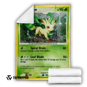 Pokemon Leafeon Bedding Set And Quilt Blanket