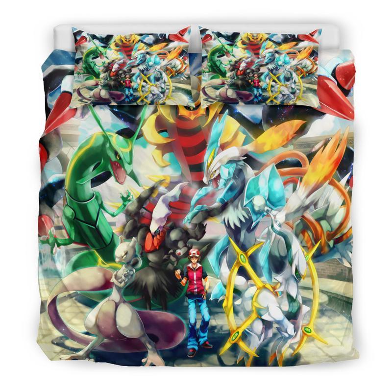 Pokemon Legends Duvet Cover and Pillowcase Set Bedding Set 14 Pokemon Legends Duvet Cover and Pillowcase Set Bedding Set 14