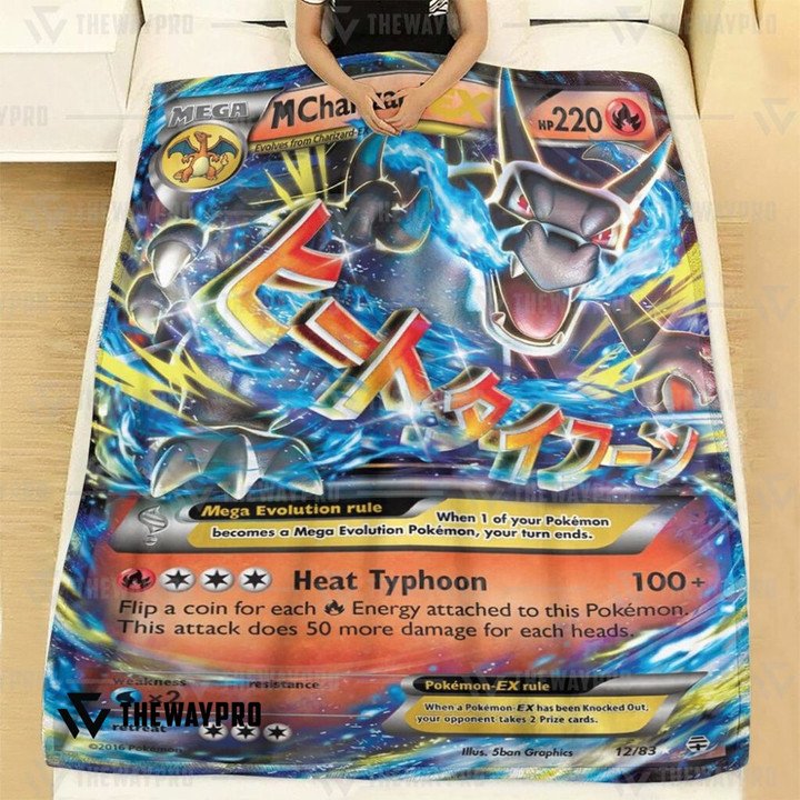 Pokemon-M-Charizard-Ex-Generations-Bedding-Set-And-Quilt-Blanket-2