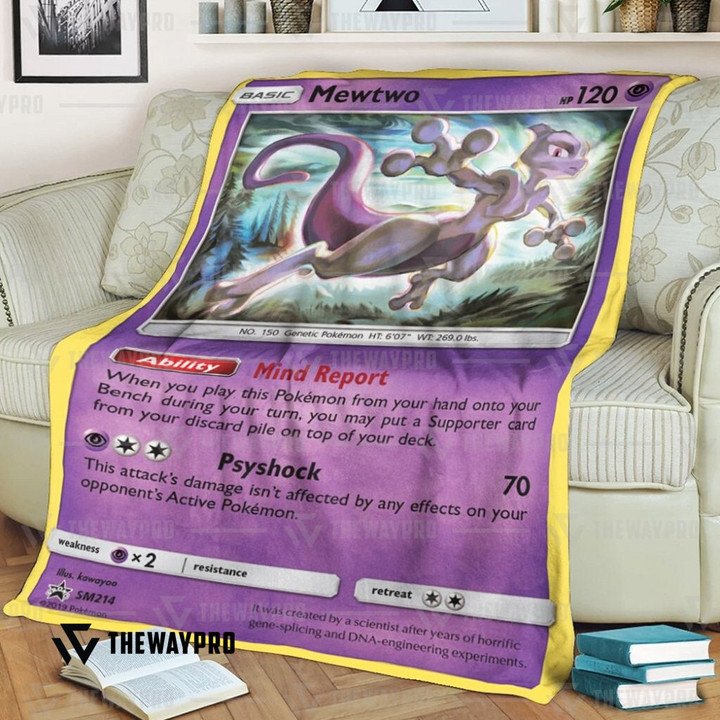 Pokemon-Mewtwo-Sun-And-Moon-Bedding-Set-And-Quilt-Blanket-1