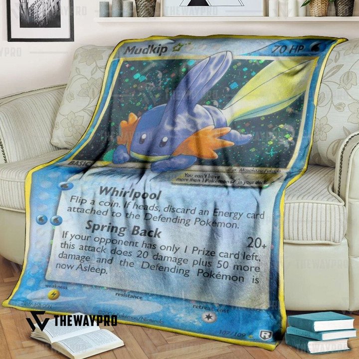 Pokemon-Mudkip-Tr-Holo-Bedding-Set-And-Quilt-Blanket-1
