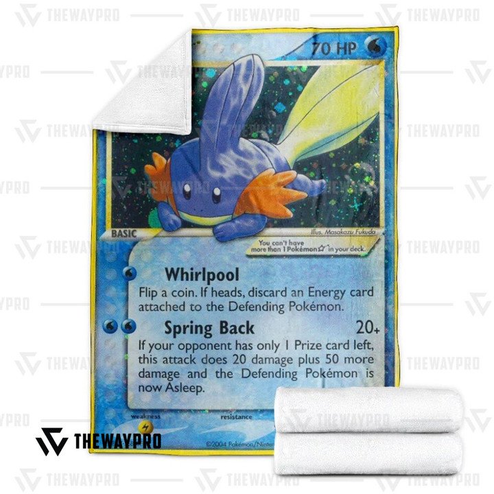 Pokemon Mudkip Tr Holo Bedding Set And Quilt Blanket Pokemon Mudkip Tr Holo Bedding Set And Quilt Blanket