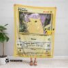 Pokemon Pikachu Card Bedding Set And Quilt Blanket