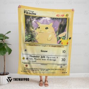 Pokemon Pikachu Card Bedding Set And Quilt Blanket
