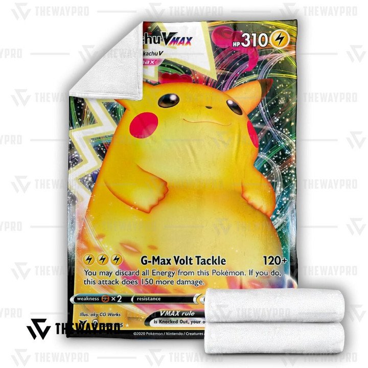 Pokemon Pikachu Vmax Vivid Voltage Bedding Set And Quilt Blanket Pokemon Pikachu Vmax Vivid Voltage Bedding Set And Quilt Blanket