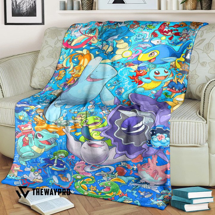 Pokemon-Poke-Worlds-Bedding-Set-And-Quilt-Blanket-1