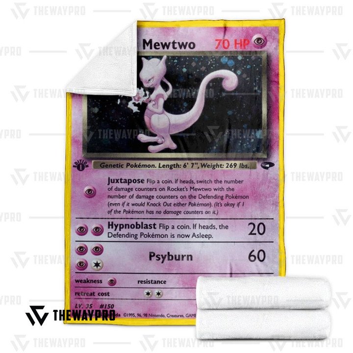 Pokemon Rocket’S Mewtwo Bedding Set And Quilt Blanket Pokemon Rocket’S Mewtwo Bedding Set And Quilt Blanket