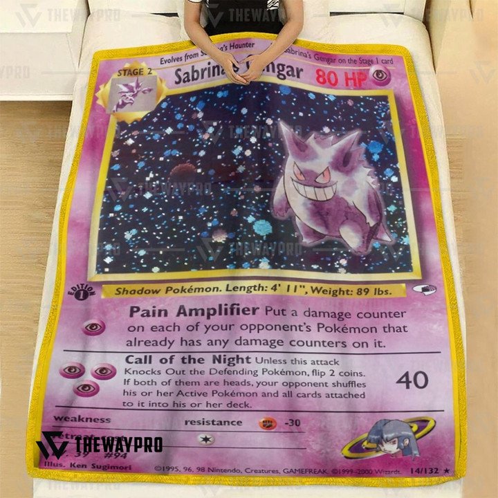 Pokemon-SabrinaS-Gengar-Bedding-Set-And-Quilt-Blanket-2
