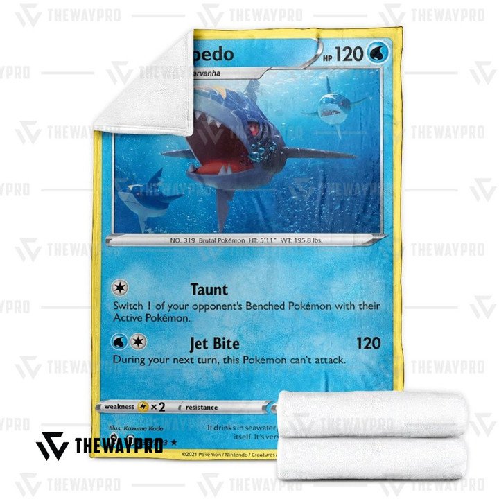 Pokemon Sharpedo Evolving Skies Bedding Set And Quilt Blanket Pokemon Sharpedo Evolving Skies Bedding Set And Quilt Blanket