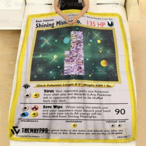 Pokemon Shining Missingno Bedding Set And Quilt Blanket