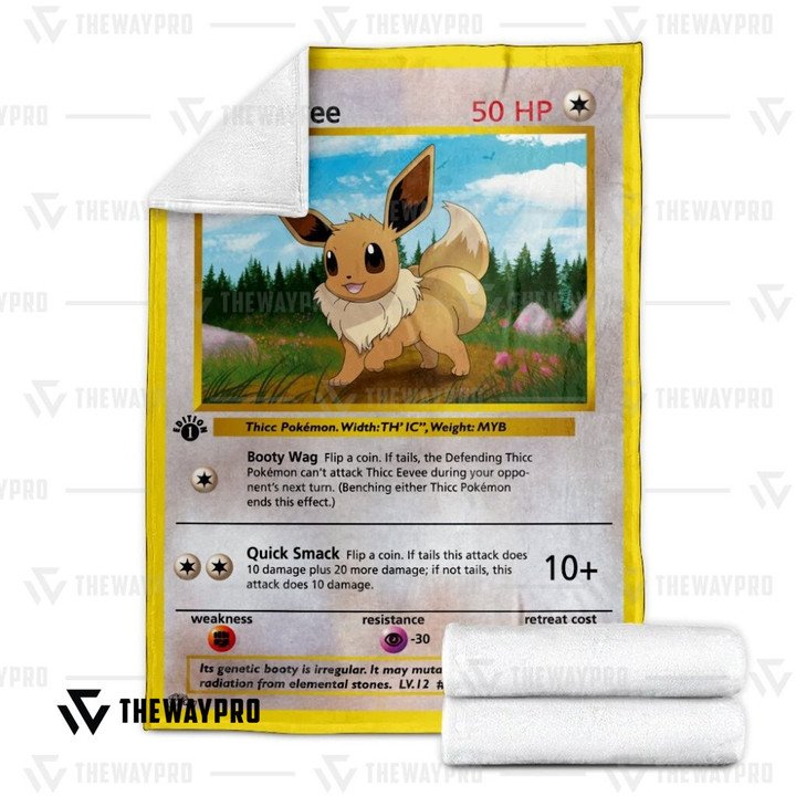 Pokemon Thicc Eevee Bedding Set And Quilt Blanket Pokemon Thicc Eevee Bedding Set And Quilt Blanket